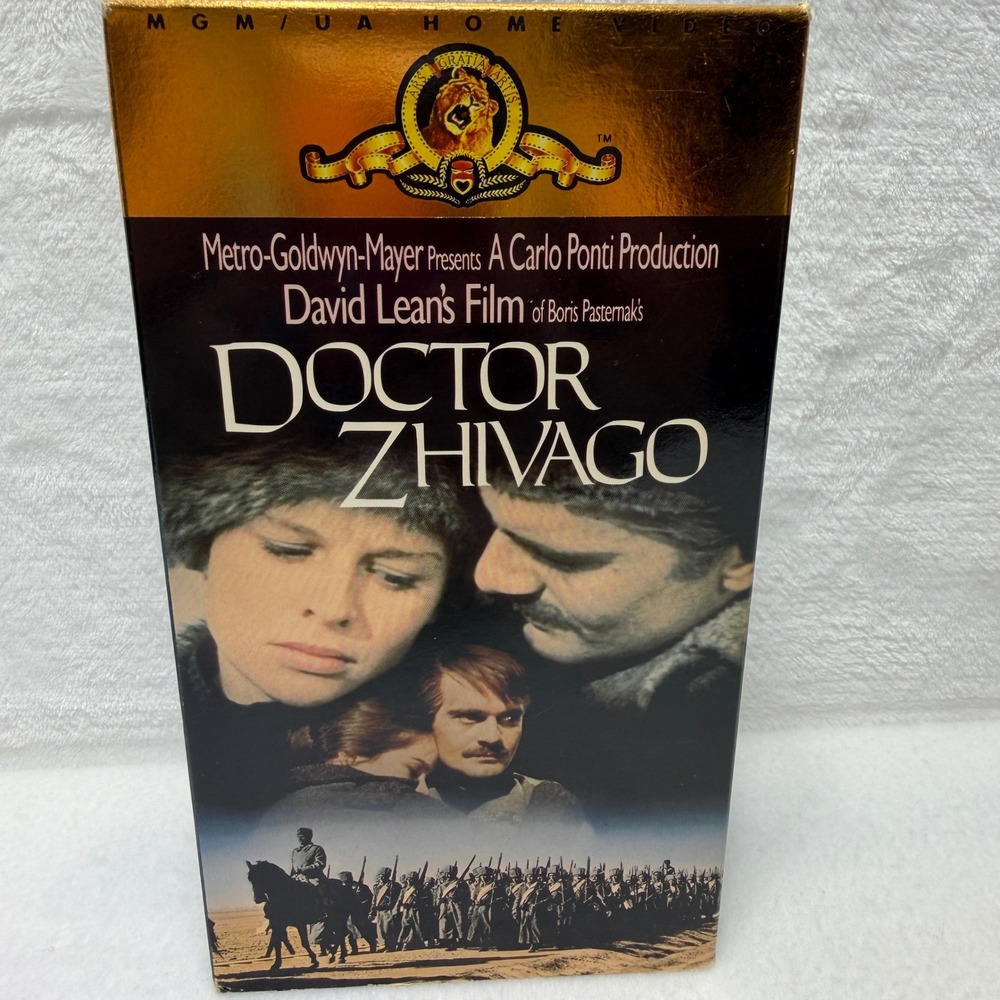 Doctor Zhivago Part 2 VHS MGM UA Home Video Vintage Classic Movie Tape NTSC